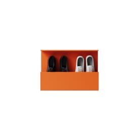 Nichba Shoe Box skohylla, 50 cm, orange