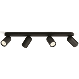 Philips myLiving Pongee spotlampe, sort
