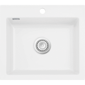 Lavabo Mera 57 diskbänk, 57,5x51 cm, matt vit