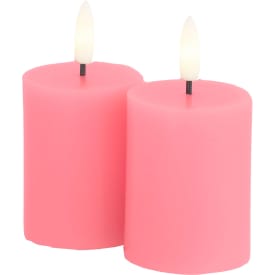 Sirius Sille LED blockljus, batteri, rosa