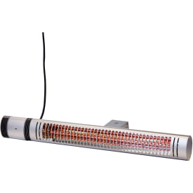 Heat1 infraröd terrassvärmare slim med fjärrkontroll, 660-2000W, titan