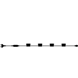 Sirius Samson lyslenke for 60 pærer, 30 meter