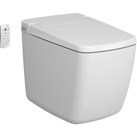 Vitra V-Care Prime dusjtoalett, uten spylekant, antibakteriell, hvit