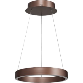 Antidark Gloria lysekrone, Ø40 cm, brun