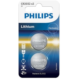 Philips Lithium CR2032 batterier, 2 stk.