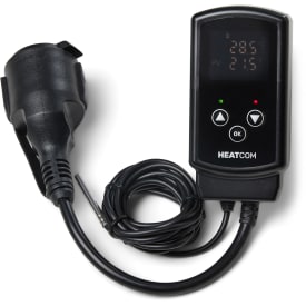 HC200 Uni Plug &amp; Play termostat, Schuko inntak og uttak