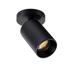 Antidark SpotOn Circle spotlampe, mønstret sort