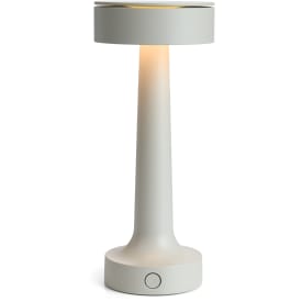 Antidark Buddy genopladelig bordlampe, grå