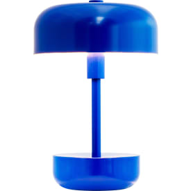 Dyberg Larsen Haipot oppladbar bordlampe, blå