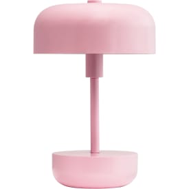 Dyberg Larsen Haipot genopladelig bordlampe, lyserød