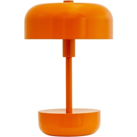 Dyberg Larsen Haipot genopladelig bordlampe, orange