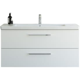 Dansani Mido+ møbelpakke, 122,7x47,2 cm, mat hvid