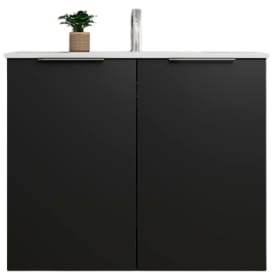 4 stk Sanibell Online møbelpakke, usamlet, 81x36 cm, mat sort