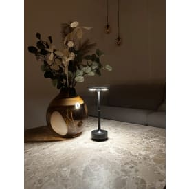 Nordic Light Skagen oppladbar LED-lampe, svart