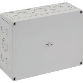 Boks TK PS 2518-9-M, 254 x 180 x 90 mm, grå