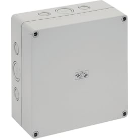 Boks TK PS 1818-8F-M, 182 x 180 x 84 mm, grå