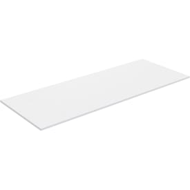 Korsbakken Corian benkeplate, 121x46,5 cm, matt hvit