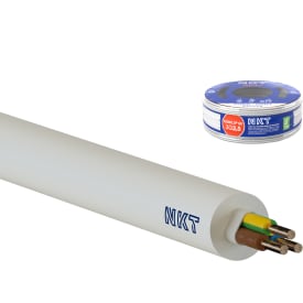 100 meter Kabel NOIKLX 90 Dca 3G2,5 lysegrå, R100
