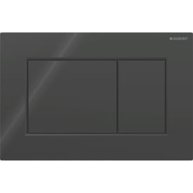 Geberit Sigma01 Square spolplatta, svart