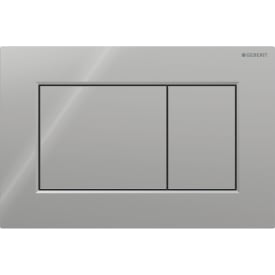 Geberit Sigma01 Square betjeningsplate, krom