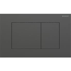 Geberit Sigma 40 Square spolplatta, borstad svart krom