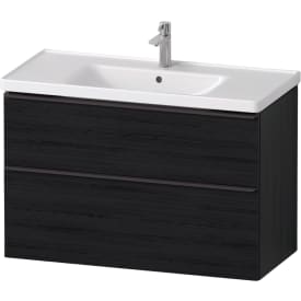 Duravit D-Neo møbelpakke, 100x48 cm, sort eg