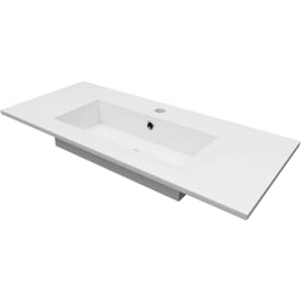 Linn Bad Freya servant, 81x36,5 cm, hvit
