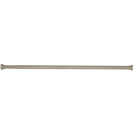 Spirella Kreta dusjforhengstang, 125-220 cm, børstet aluminium
