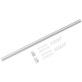 Leijma Stabil dusjforhengstang, 120 cm, hvit