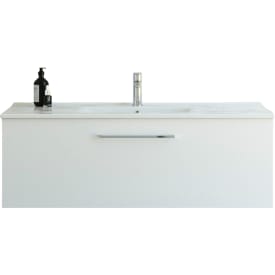 Dansani Mido+ møbelpakke, 121x45,5 cm, matt hvit