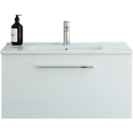 Dansani Mido+ møbelpakke, 81x45,5 cm, hvit høyglans