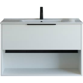 Dansani Mido+ Classic møbelpakke, 101x44 cm, matt hvit