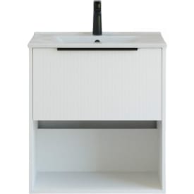 Dansani Mido+ Classic møbelpakke, 61x44 cm, stripete matt hvit