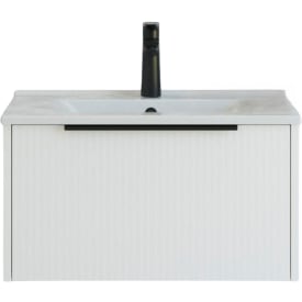 Dansani Mido+ Classic møbelpakke, 61x44 cm, stripete matt hvit
