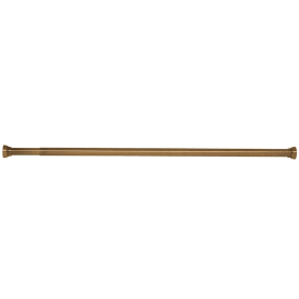 Spirella Crete dusjforhengstang, 125-220 cm, børstet messing