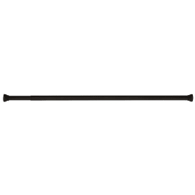 Kleine Wolke Spring Rod dusjforhengstang, 75-125 cm, svart