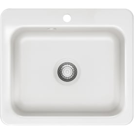 Lavabo Juna 57 kjøkkenvask, 57,5x51 cm, hvit