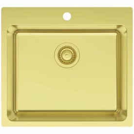 Lavabo LA 550 kjøkkenvask, 55x50 cm, messing