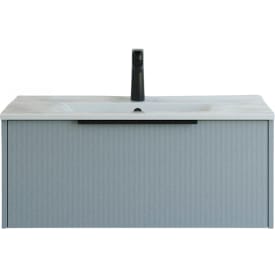 Dansani Mido+ Classic møbelpakke, 81x44 cm, stripete matt lyseblå