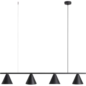 Aldex Form 4 pendellampe, svart