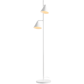 Aldex Form 2 golvlampa, vit
