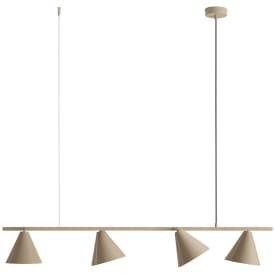 Aldex Form 4 pendellampe, beige