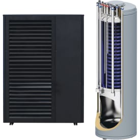 Scantherm Skagen luft til vand varmepumpesæt, monoblok, 14 kW