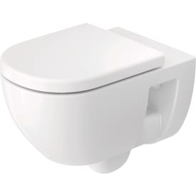 Duravit D-Code vägghängd toalett, utan spolkant, vit