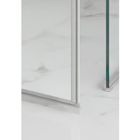 Hafa slepelist til dusjdør med 8 mm glass, 22 mm, lengde: 98 cm