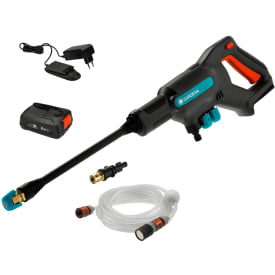 Gardena Aquaclean 21/18V P4A Høytrykksspyler, med 18V 2,5 Ah batteri