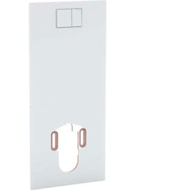 Geberit AquaClean designplate, hvit/glass