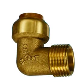 Tectite Classic messing vinkel,  90°, 15 mm x 1/2"