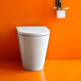 Laufen Kartell toalett, back-to-wall, uten skyllekant, hvit