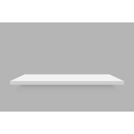 Linn Bad benkeplate, 80x46 cm, matt hvit